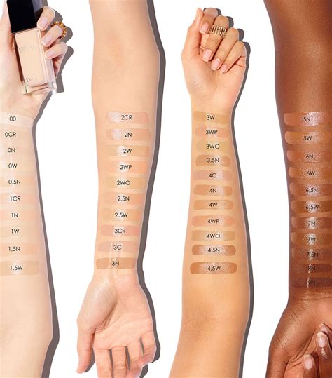 dior forever skin glow foundation 1.5|Dior forever foundation color chart.